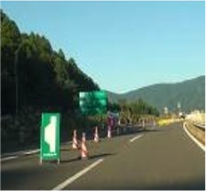 非常駐車帯の設置例